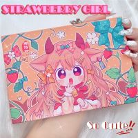 New 24 Colors Cute Strawberry Girl Eyeshadow Makeup Palette Glitter Pearlescent Eyeshadow Waterproof Eye Plate Female Cosmetics