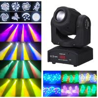 90W LEDs Heads Moving Stage Light DMX512 Master-slave Sound Activated Auto-run 9/11 Channels Rotating 8 Patterns 14 Colors Changing Stage Lamp for DJ Disco Club Party Bar Lighting