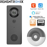 【LZ】 Tuya 1080P Wireless Doorbell With Camera Door Bell Wired Video Intercom Video Eye Intercom Smart Home Supplies Alexa Google