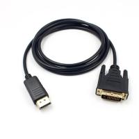 6FT 1.8M Displayport DPชายอะแดปเตอร์สายเคเบิลDVI 24 + 1 Pins Core HD 1080P1.8M Dp To Dviช่องแสดงผลไปยังDvi Hdสายแปลง1080P