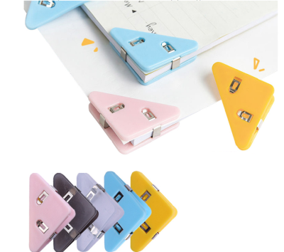 Office Clip File Index Clip Color Page Clip Mini Color Corner Clip Book Clip Transparent Book Clip