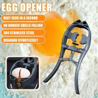 Stainless Steel Egg Shell Opener Whisk Egg Cutter Eggs Filter Cracker Eggshell Eggs Hard-boiled With Breaker Removable Egg W0N9