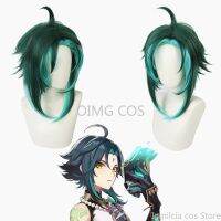 Genshin Impact Xiao Cosplay Wig Anime Halloween Costumes for Women Game