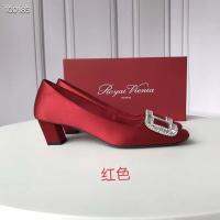 2022 spring and autumn womens shoes, Roger vivierˉhigh heels, thick heels and shallow mouths, all-match