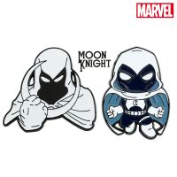 Marvel Series Moon Knight Super Hero Enamel Pin Lapel Brooch Metal Badge Movie Jewelry Accessary Gift