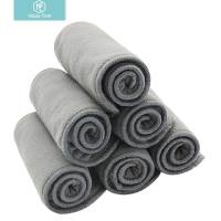 HappyFlute Bamboo Charcoal Inserts Baby Nappy Inserts Diaper liner 10pcs Packing 2layers microfiber +2 layers Microfiber insert