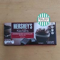 ช็อกโกแลตแท่ง Hersheys Unsweetened Baking Bar 113 g