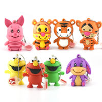 Animal Leopard Usb Flash Drive 4GB 8GB Cartoon Tiger 16GB U Disk 32GB Pendrive 64GB 128GB หมูสีชมพูน่ารัก Memory Stick