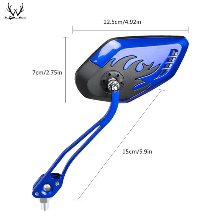 กระจกรักษาความปลอดภัยที่สะท้อนแสงจักรยานกระจกมองหลังด้ามจับขยายจักรยานเพื่อความปลอดภัยในการขับขี่ส่วนประกอบจักรยานและอุปกรณ์เสริม