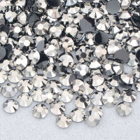 JUNAO Wholesale 2mm 3mm 4mm 5mm 6mm White AB Jelly Rhinestone in Bulk Nail Art Decoration Flatback Resin Gems Non Hot Fix Stones