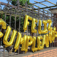 Happy birth day party decoration balloons banner Wreath