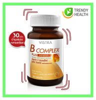 VISTRA B Complex Plus Minerals (30เม็ด) วิสทร้า บี คอมเพล็กซ์ พลัส มิเนอรัล