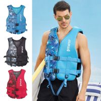 Boating Drifting Safety Life Vest Neoprene Adjustable Buoyancy Survival Suit Water Sports Buoyancy Jacket For Adult Children  Life Jackets