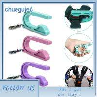 CHUEGUJE6อุปกรณ์ตกแต่งรถยนต์แบบมืออาชีพพวงกุญแจเข็มขัดนิรภัยรถแบบเรียบง่ายกุญแจที่นั่งแบบ Unlocker สำหรับเด็ก