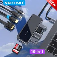 Vention USB HUB C HUB HDMI Adapter 10 in 1 Type-C to Multi USB 3.0 HUB Adapter Dock for MacBook Pro USB-C 3.1 Splitter USB C HUB