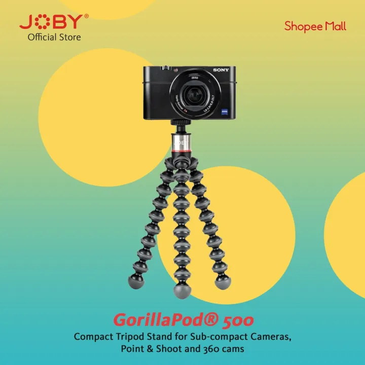 Joby GorillaPod 500 Camera Tripod Mobile Phone Stand DSLR Tripod Camera Lazada PH