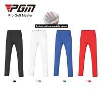 Retcmall6 PGM Golf Men Quick Dry Breathable High Stretch Trousers With Anti-Permeable Yarn Mesh Design In XXS To XXXL Size Blue Black White Red Mid Waist Pant For Summer กางเกง