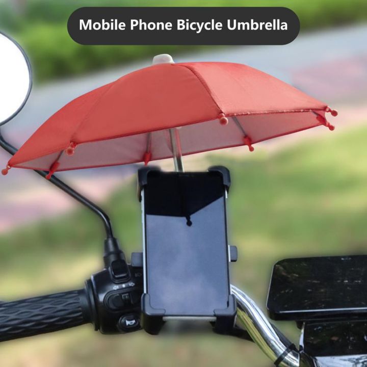 scape-ร่มอุปกรณ์รถจักรยานร่มอัตโนมัติแปลกใหม่สำหรับขี่จักรยาน-ร่มกันแดดโพลีเอสเตอร์ร่มขนาดเล็กผู้ที่ถือทั้งโทรศัพท์และจับจักรยานยนต์-dudukan-ponsel-sepeda-ร่มกันแดด