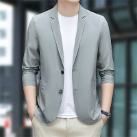 ฟรีค่าจัดส่ง? เสื้อสูทผู้ชาย สูทเสื้อโค้ท blazer ผู้ชาย สูทผ้าไหม สูทชายแฟชั่น เสื้อสูทลำลอง ไซซ์ M - 3XL