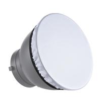 Photography Light Soft White Diffuser Cloth Lightweight 1pcs Diffuser 7  inches 180mm Elastic Standard Studio Strobe Reflector