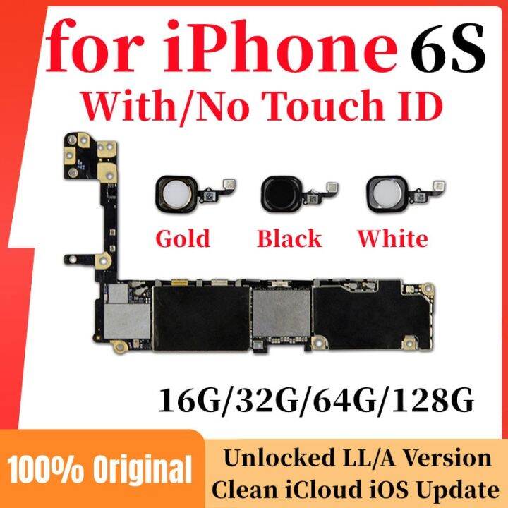 Original Unlocked Motherboard Replacement For iPhone 6s With Touch ID