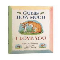 Childrens book book story book Enlightenment story book Guess bedtime story parent-child reading warm heart book genuine Guess How Much I Love You.