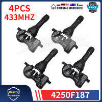 ระบบควบคุมแรงดันลมยาง4250C275 4250F187สำหรับ Mitsubishi Attrage Eclipse Cross Mirage Pajero เซ็นเซอร์ระบบเฝ้าตรวจสอบความดันลมยางยางกีฬา433MHZ