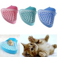 New Small Animal Hamster Cat Rabbit Corner Toilet Litter Trays Clean Indoor Litter Training Tray G03 Drop ship