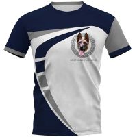 - T SHIRT[KiPgtoshop]   3D printed Belgian Shepherd malois mens T shirt, short sleeve shirt and dog face logo on the chest, T SHIRTable for both men and women (free nick name and logo)