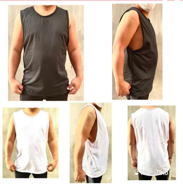 MENS BIG SIZE MUSCLE TEE Lazada PH