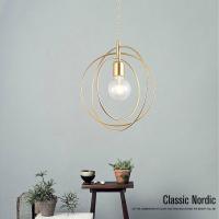 Led Pendant Lights Golden E27 Hanging Lamp Living Room Decoration Lamps Kitchen Hanging Light Fixture Indoor Lighting