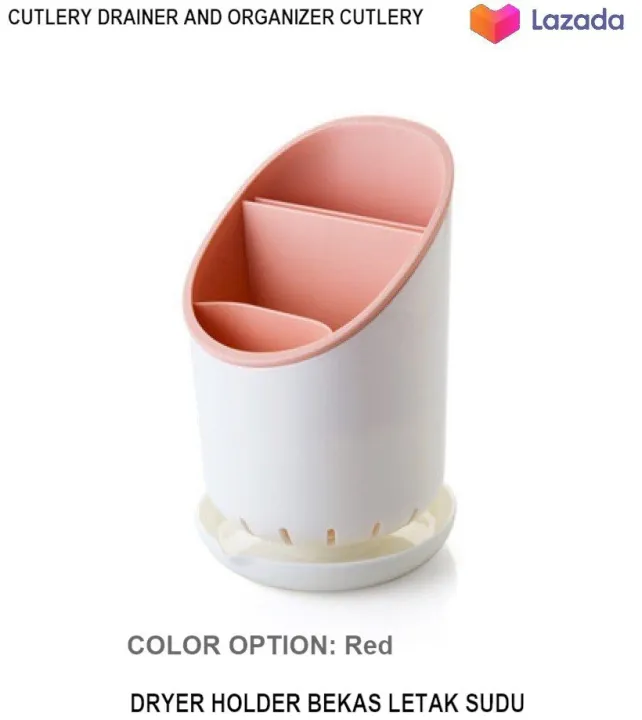 Cutlery drainer and organizer cutlery dryer holder bekas letak sudu