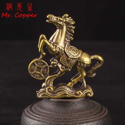 [hot]✜♛❈  on Coins Statue Shui Desk Ornament Figurines Miniatures Crafts Collections