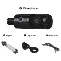 USB Microphone PC condenser Microphone Vocals Recording Studio Microphone for YouTube Video Skype Chatting Game Podcast