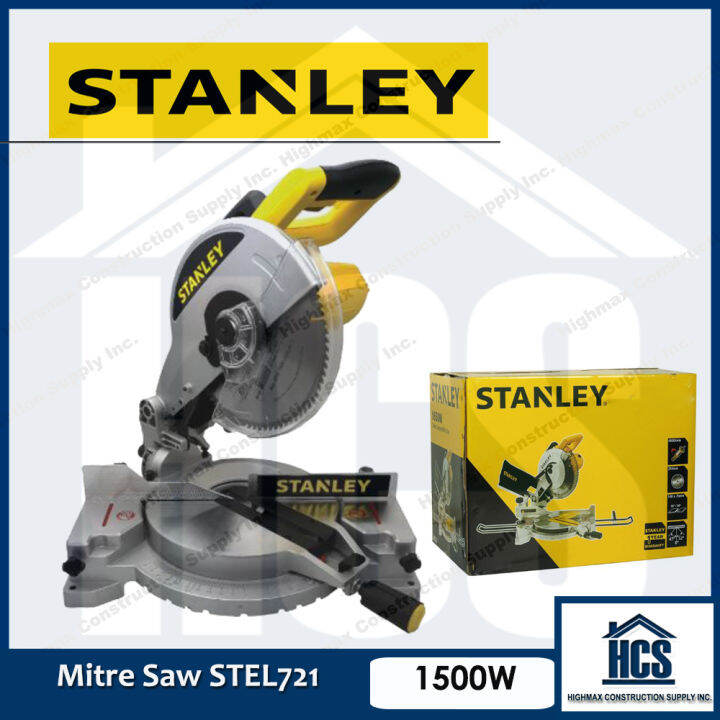 Stanley Compound Mitre Saw 1500W 10 254mm STEL721 B1 Lazada PH