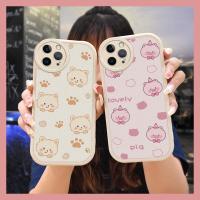 cartoon texture Phone Case For iphone 12 Pro Max solid color soft shell Back Cover funny protective The New creative