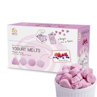 Wel-B​ Yogurt​ Melts​ Mixed berry​ 42g. (โย​เกิร์ตกรอบ​ มิกซ์เบอร์รี่​ 42 กรัม) ขนม ช่วยย่อย