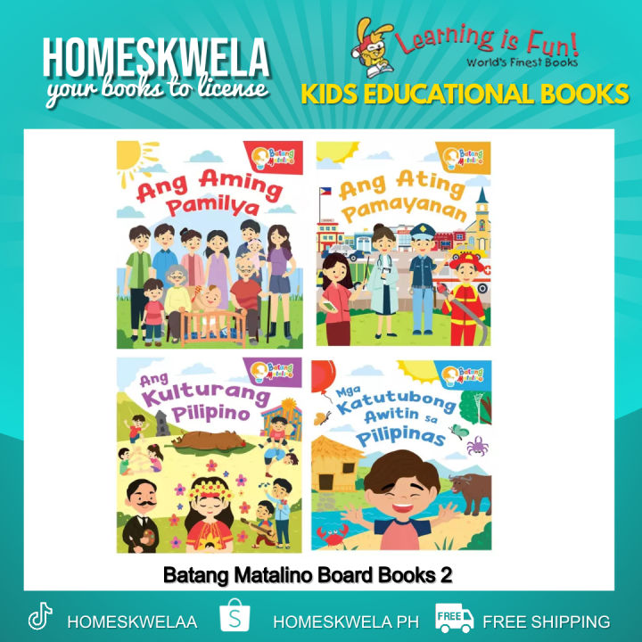 Batang Matalino - Board Books For Kids | Lazada PH