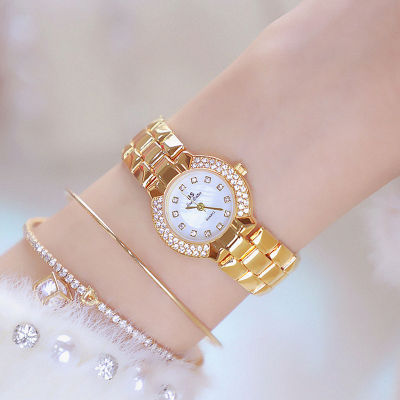 Women Luxury Brand Watch 2021 Dress Silver Gold Women Wrist Watch Quartz Diamond Ladies Watches Female Clock Bayan Kol Saati