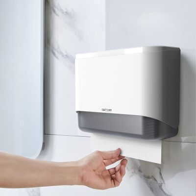 Bathroom Tissue Dispenser Wall-mounted Paper Towel Holder Punch Free Towel Dispenser for Kitchen Toilet Paper Holder wub