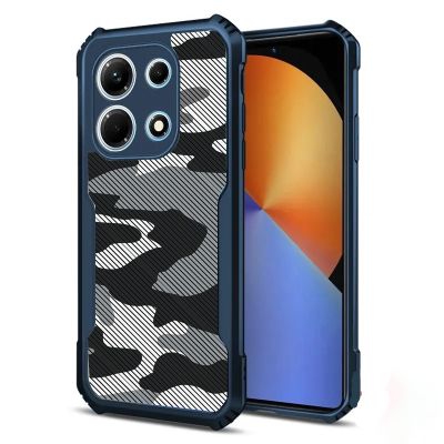 [Ready Stock] Acrylic Camouflage Shockproof Casing ForInfinix Note 30 VIP Note 30 4G 5G Transparent Cover Phone Case Protective Bumper