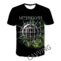 CAVVING 3D Printed Meshuggah Casual T-shirts Hip Hop T Shirts Harajuku Styles Tops Clothing for Men/women