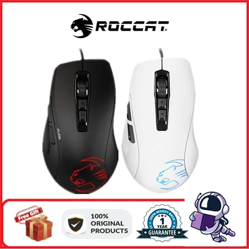 Roccat Kone Pure Sel เมาส สำหร บเล นเกมส เมาส ม สายคอมพ วเตอร ขนาดเล กบ านสำน กงาน Lazada Co Th