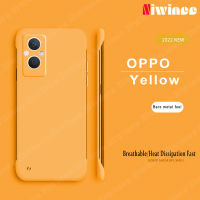 NIWINEE สำหรับ OPPO Reno 8Z 5กรัม /Reno 7Z 5กรัม /Reno 7 Pro 5กรัมกรณีที่ไม่มีขอบสีอัลตร้าบางฮาร์ดปกหลังโทรศัพท์กรณี