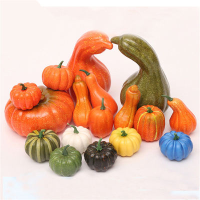 DIY Halloween Crafts Fake Vegetable Simulation Mini Pumpkin Figurines Fake Pumpkin Simulation Artificial Pumpkin Decoration