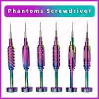 Mijing Phantom 2D Color Screwdriver Set Phillips 1.2Mm/Tri-Point Y0.6/0.8Mm Pentalobe T2 Precision Bolt Driver For Phone Repair