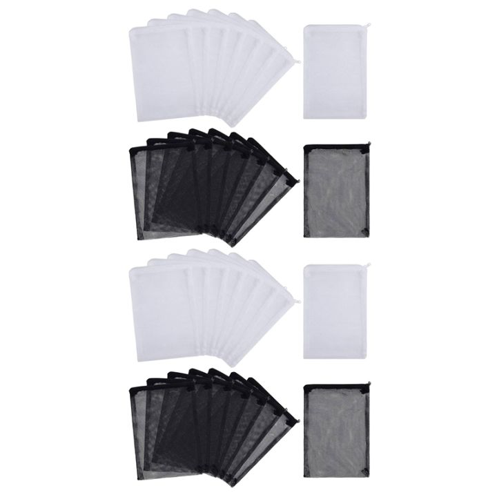 32-pcs-aquarium-mesh-media-filter-bags-nylon-media-filter-mesh-bags-with-zipper-for-particulate-carbon-bio-balls