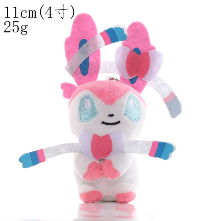 hot-10pcslot-pokemon-eeveelution-plush-keychain-doll-pendant-toy-leafeon-sylveon-flareon-umbreon-vaporeon-espeon-jolteon-kids-gifts