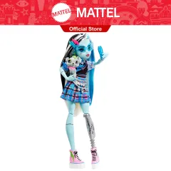  Monster High Cleo De Nile Fashion Doll with Blue Streaked Hair,  Signature Look, Accessories & Pet Dog : Toys & Games