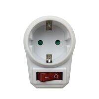 อะแดปเตอร์ทางยุโรปพร้อมอะแดปเตอร์16A 1 AC250V สลับไปยังระบบไฟฟ้าปลั๊กแปลงไฟ1